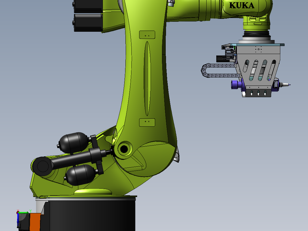 KUKA机器人铣削末端执行器