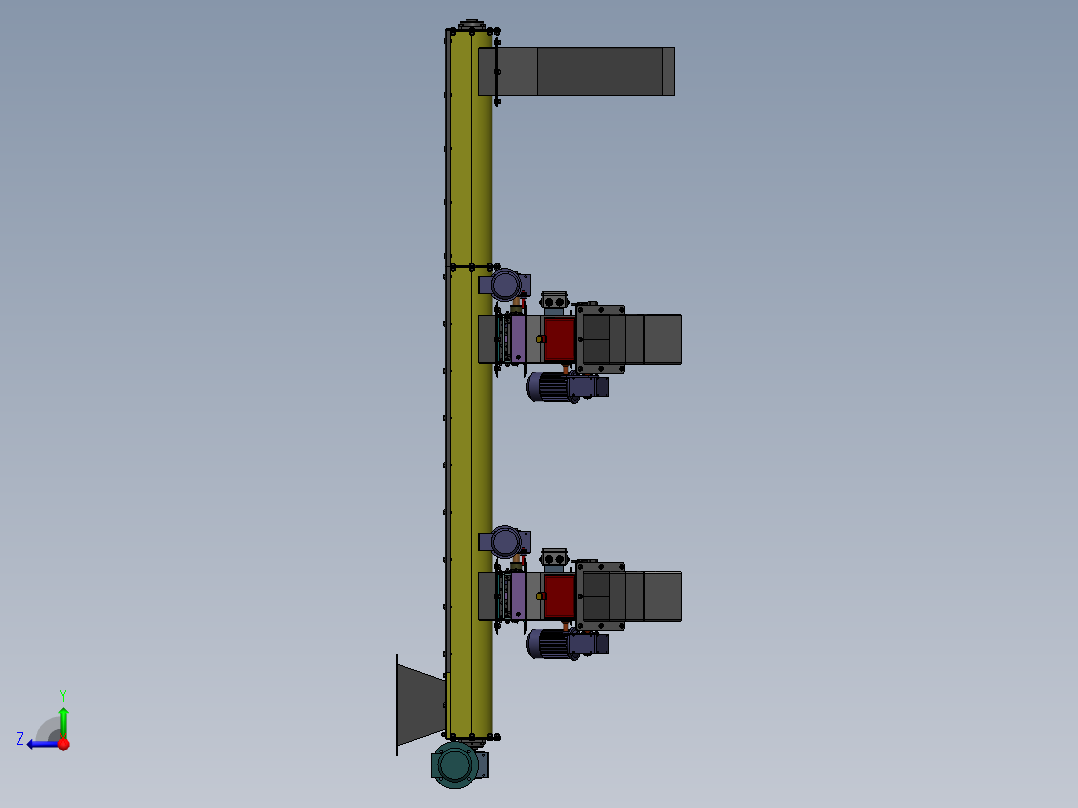螺旋输送机sw17右视图