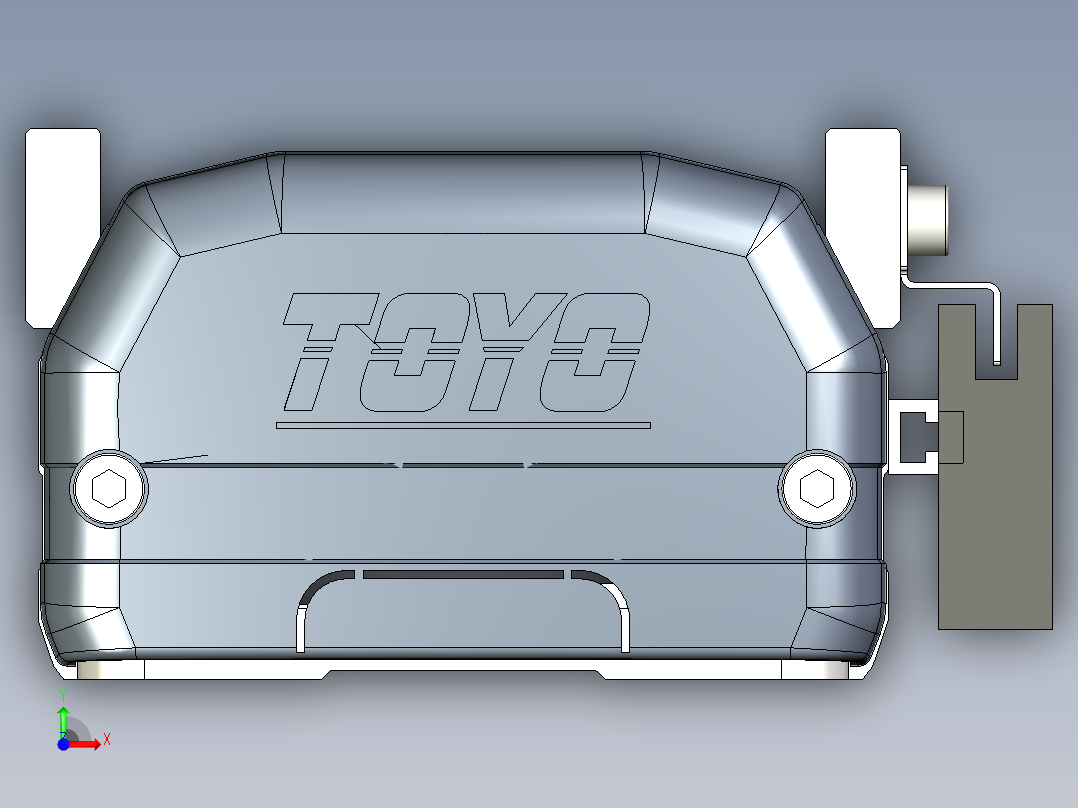 Toyo东佑达直线模组-ETH10-100-M+煞車前视图