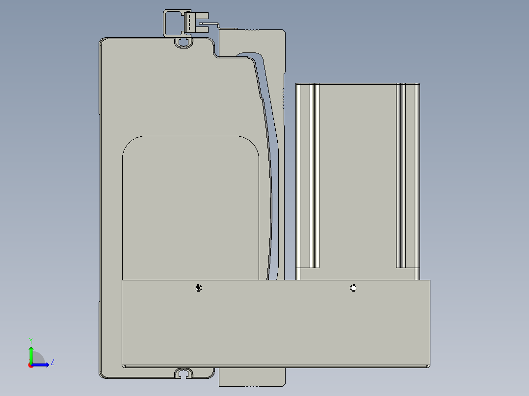 威洛博VBF22-S1000-BLU左视图