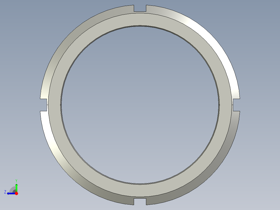 SKF轴承配件3D模型IGS格式右视图