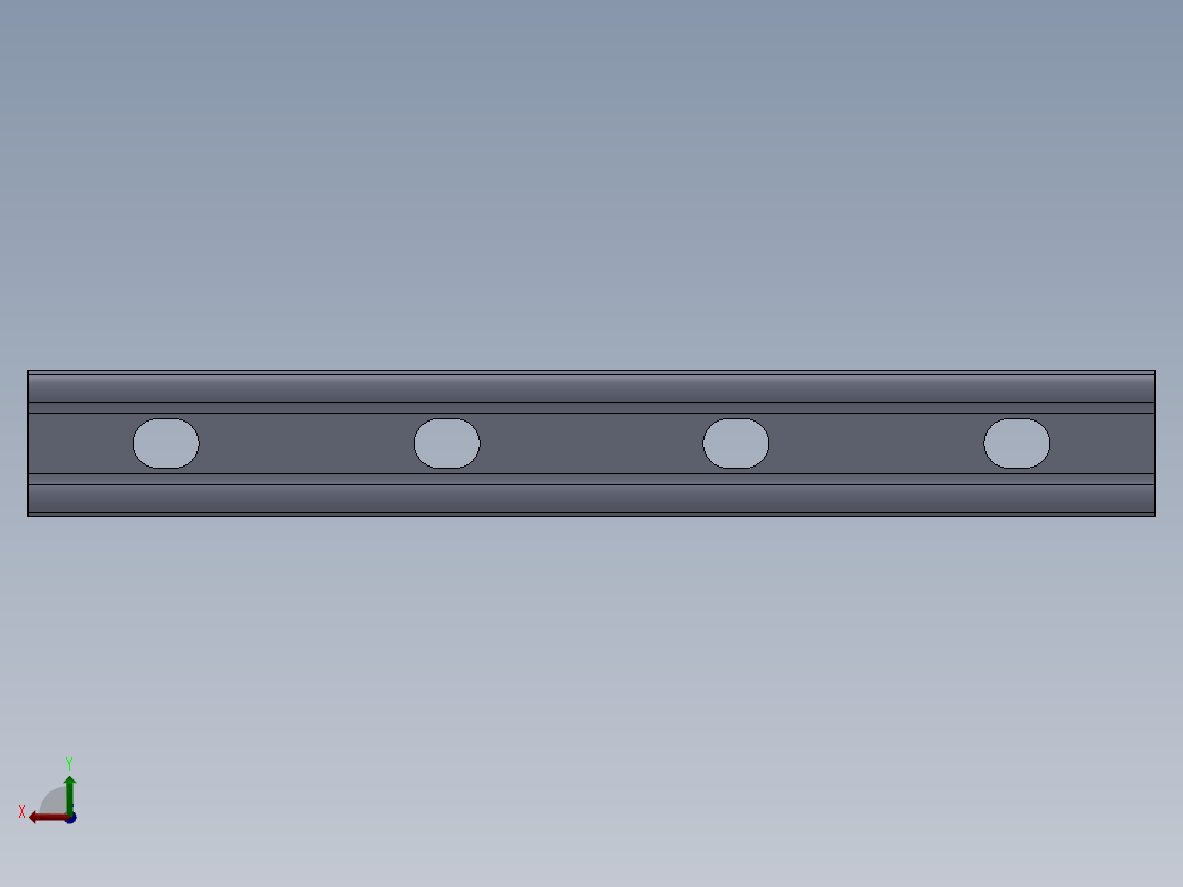 GBT11265轻轨接头夹板后视图