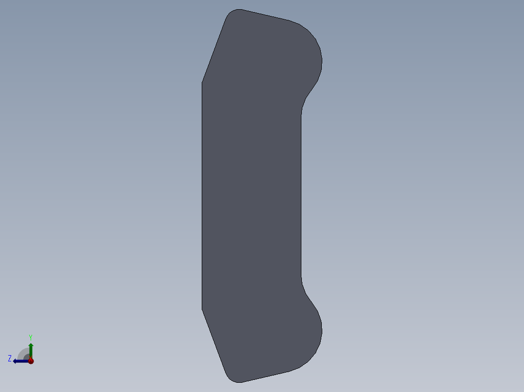 GBT11265轻轨接头夹板右视图