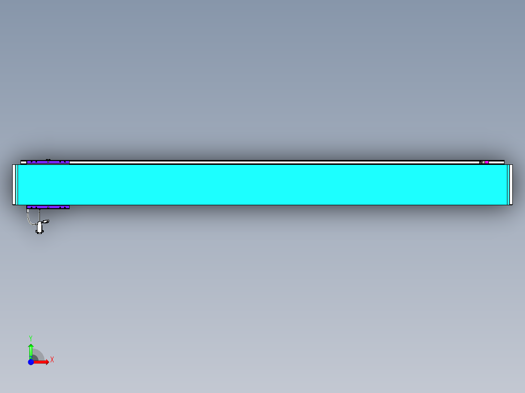 威洛博VL系列3d模型模组VL17E2Y-S1800前视图