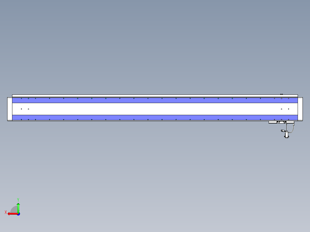 威洛博VL系列3d模型模组VL17E2Y-S1800后视图