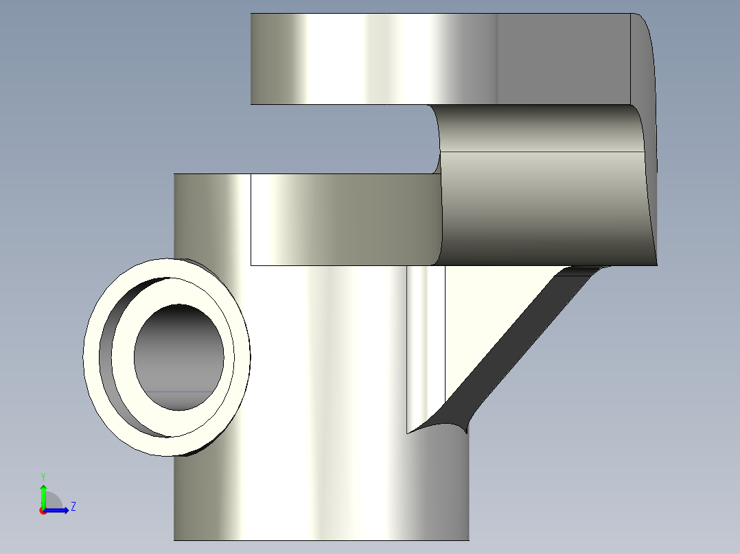 转向臂零件的数控加工工艺规程设计及加工仿真-定制程序左视图