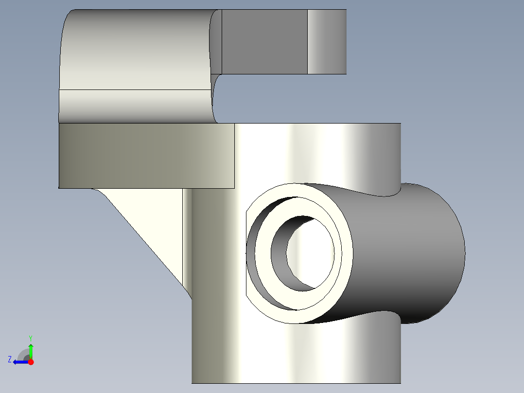 转向臂零件的数控加工工艺规程设计及加工仿真-定制程序右视图