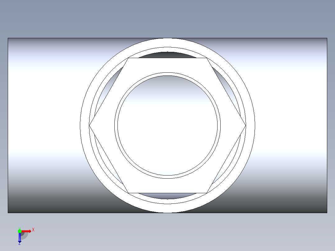 聚氯乙烯配件02A-Sch80_ReducingTee_SxSxS_801-628FB_10in x 8in俯视图