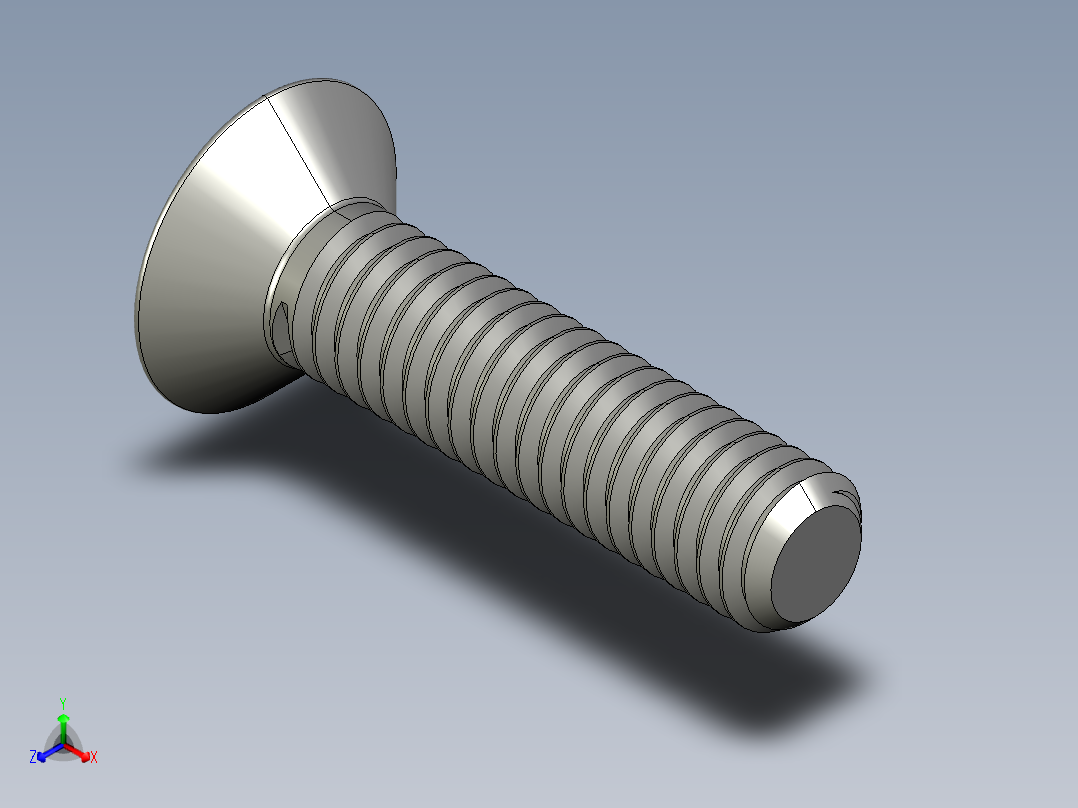 制沉头螺钉-M4_Counter_sunk_15