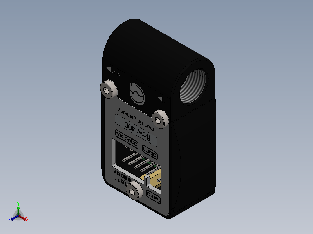 传感器 (20)正等轴测图