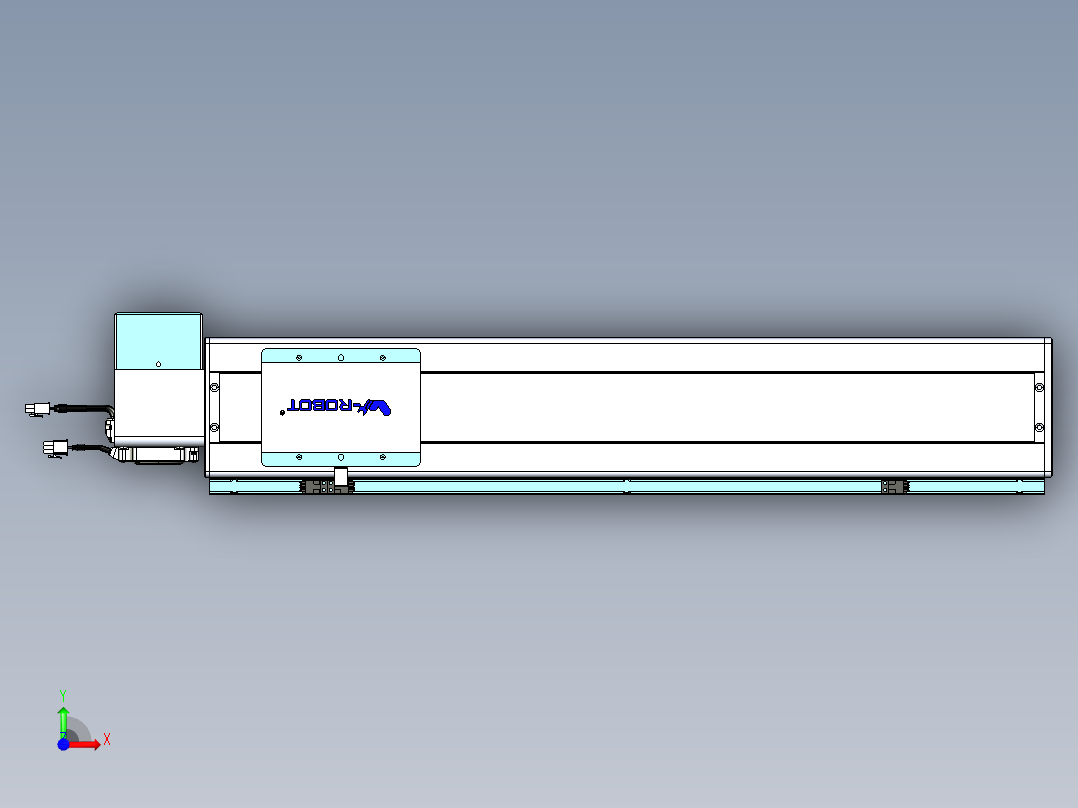 威洛博VBC同步带传动一无尘环境VBC14-L45-S550-BRD-ZP75-C3前视图