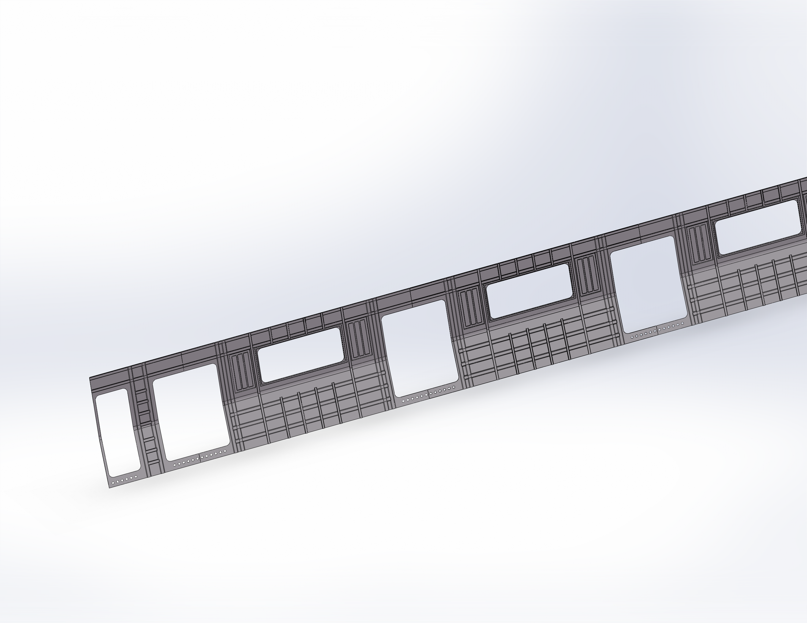 不锈钢地铁车体结构三维SW模型338722==60