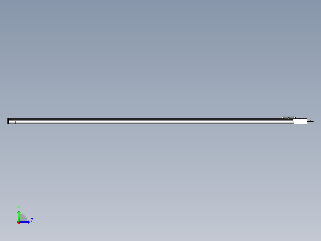 威洛博LB.GB同步带传动--欧规系列LB6A-L65-S3300-BR左视图