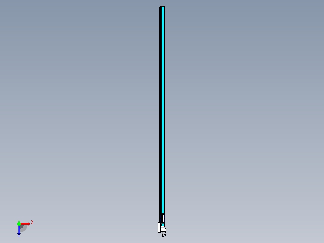 威洛博LB.GB同步带传动--欧规系列LB6A-L65-S3300-BR俯视图