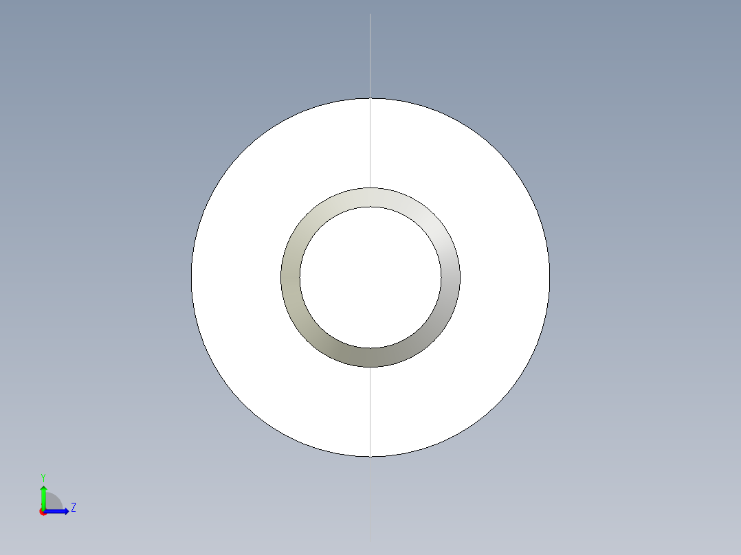 彈簧用華司SSWCC-3D多系列多零件图纸模型左视图