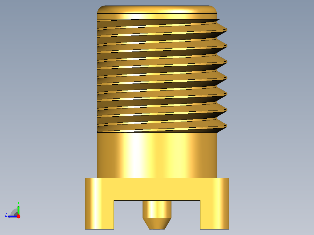 SMA接口55右视图