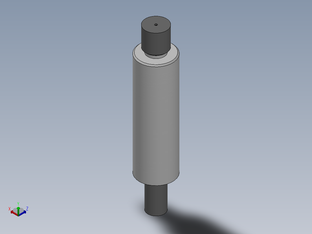 缓冲器（sw15可编辑+工程图+bom）正等轴测图