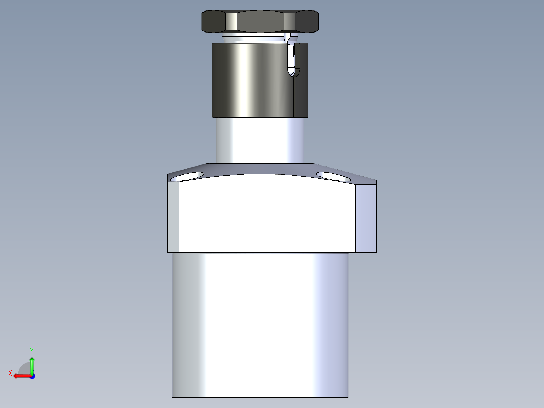 KOSMEKLHA0900-SL-Y45_R01多系列多零件图纸模型后视图