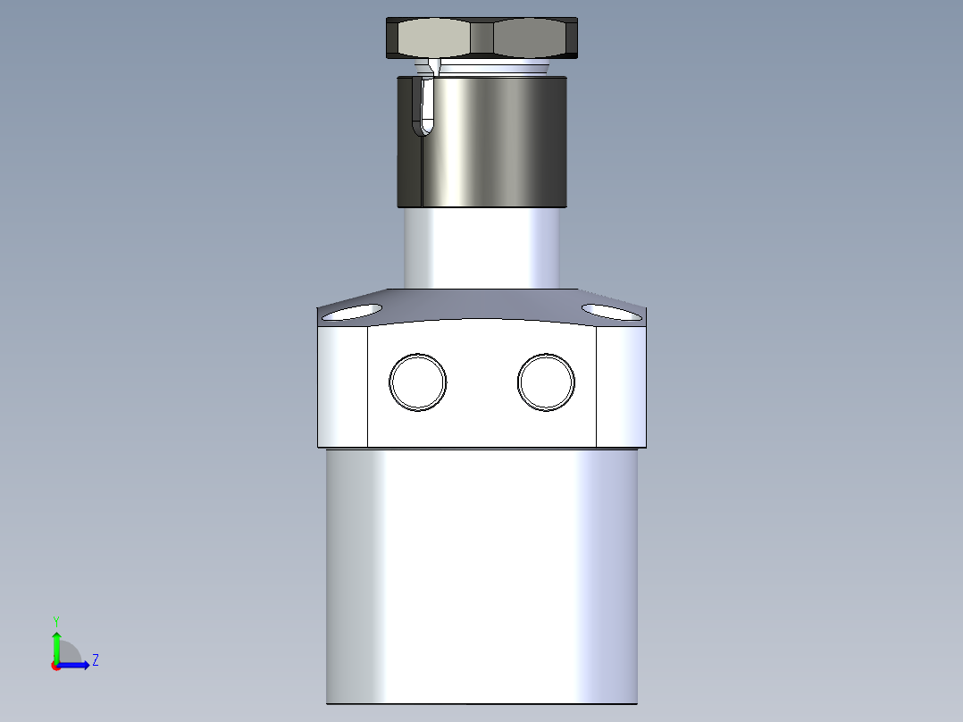 KOSMEKLHA0900-SL-Y45_R01多系列多零件图纸模型左视图