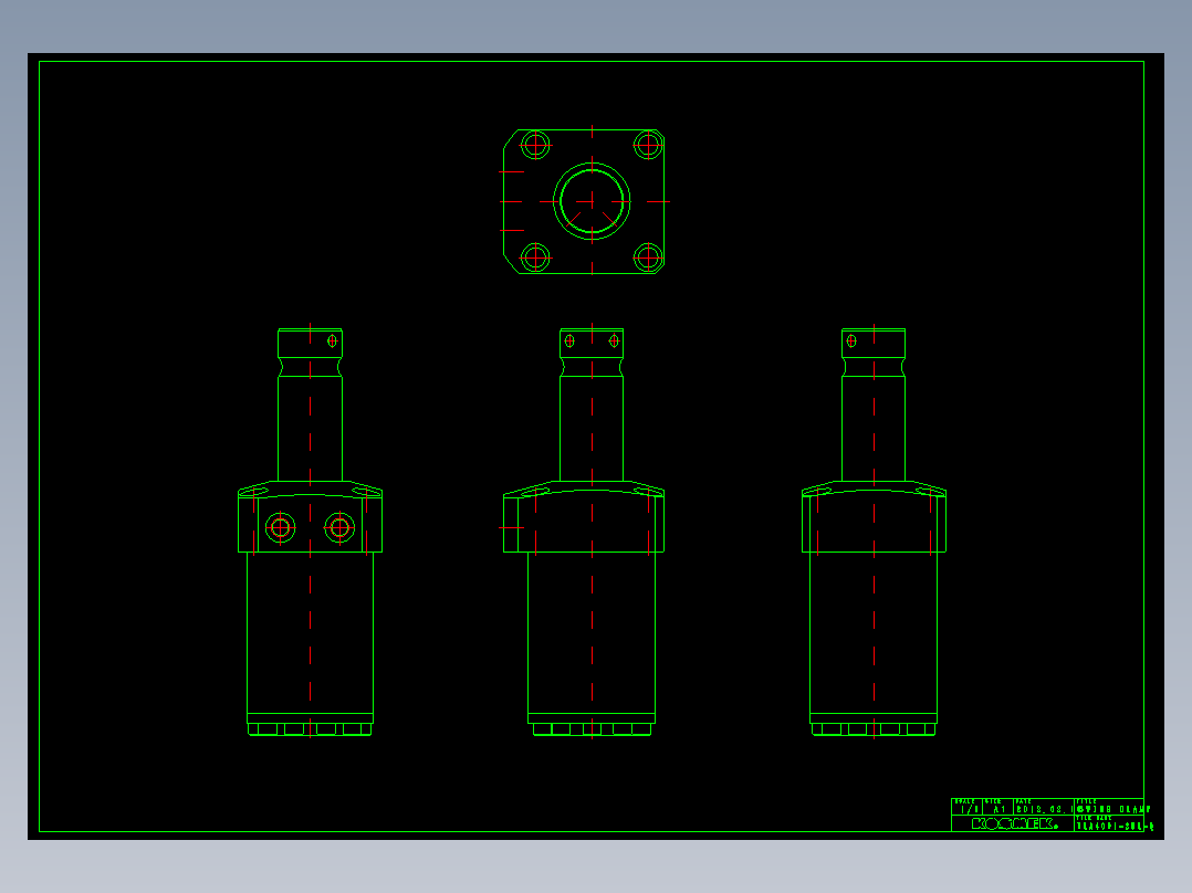 KOSMEKTLA4001-2BL-Q多系列多零件图纸模型