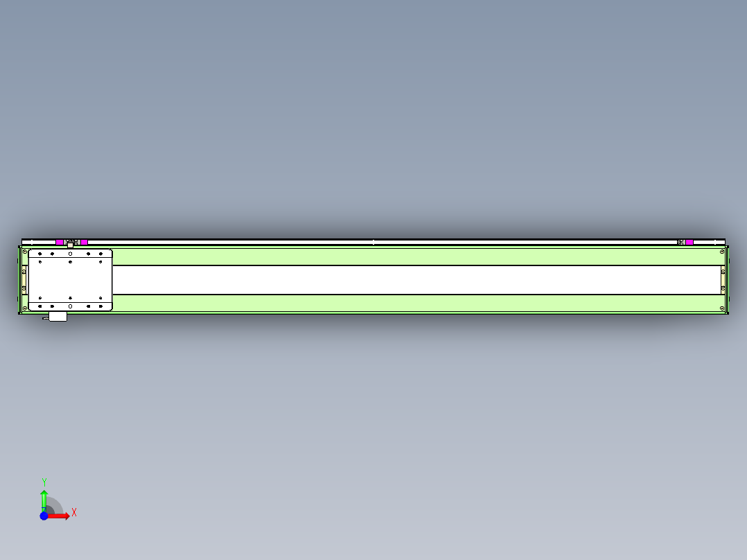 威洛博LC系列3d模型模组LC17E2Y-S1500前视图