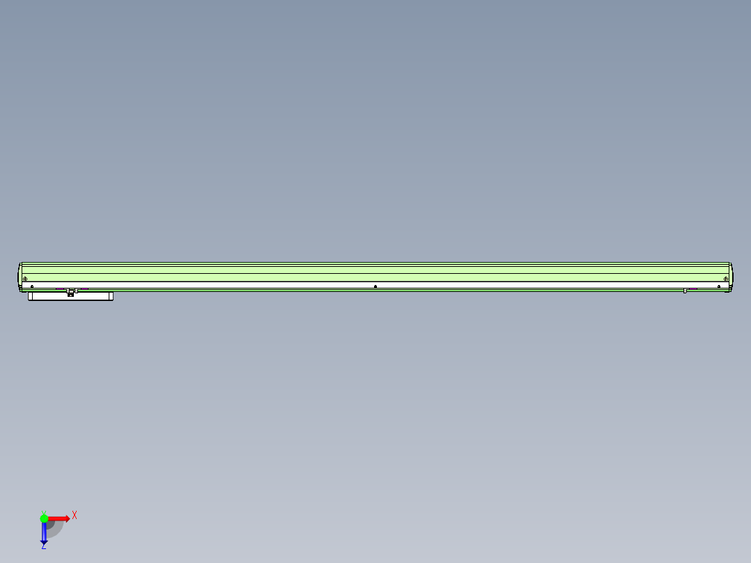 威洛博LC系列3d模型模组LC17E2Y-S1500俯视图