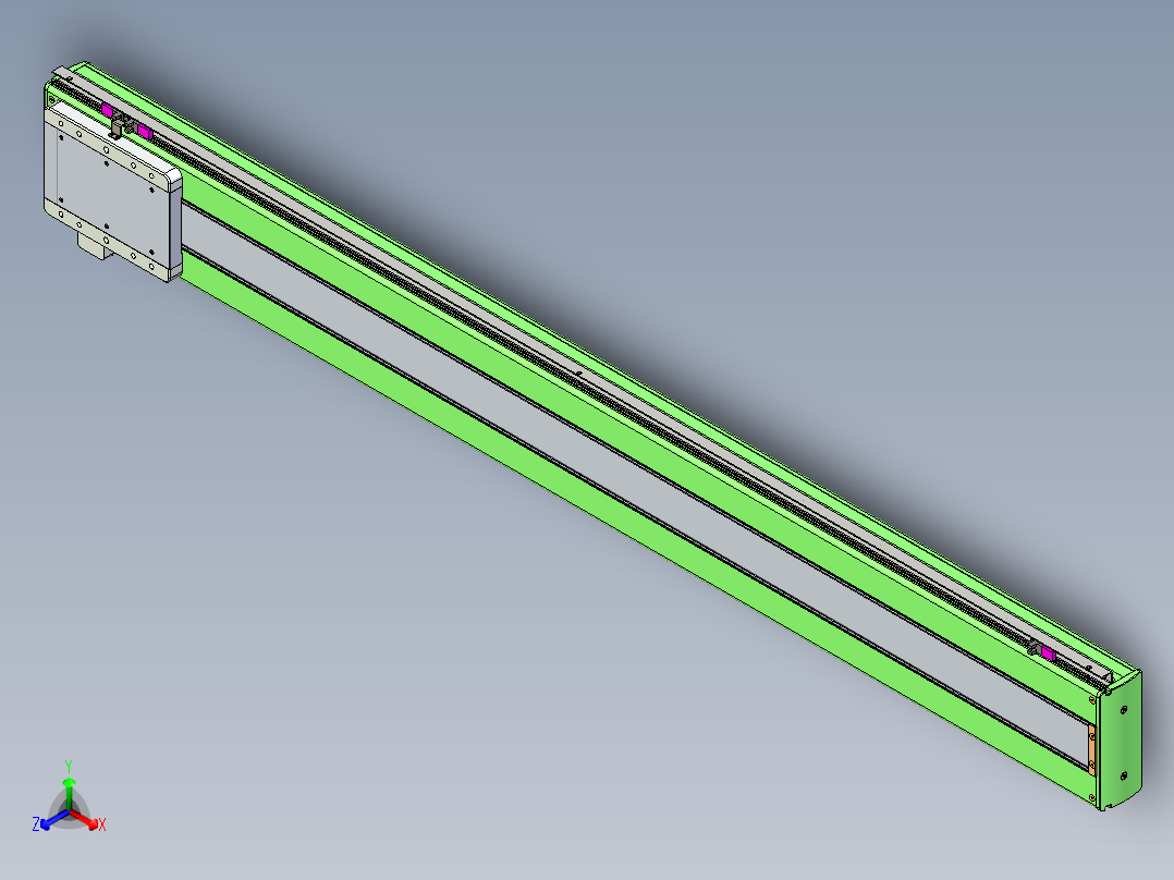 威洛博LC系列3d模型模组LC17E2Y-S1500正等轴测图