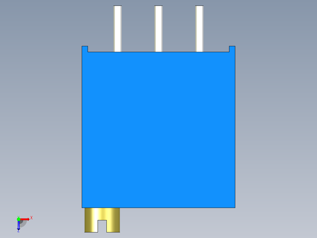 无源元件封装-3296W俯视图