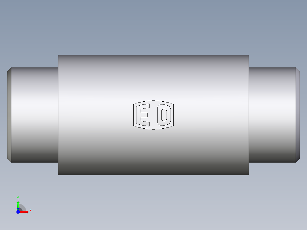 卡套式工业通用硬管接头EO_Weld_bulkhead_fitting_ESV20S71X前视图