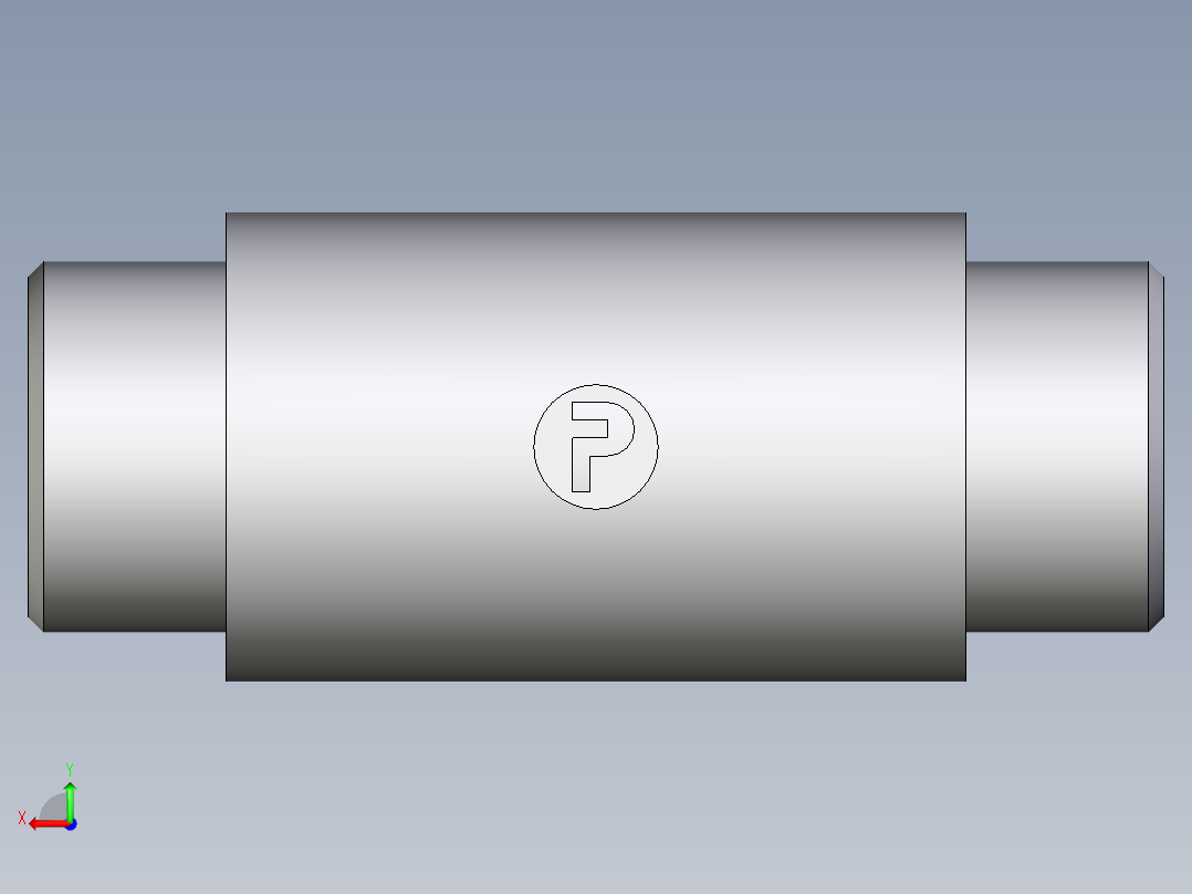 卡套式工业通用硬管接头EO_Weld_bulkhead_fitting_ESV20S71X后视图