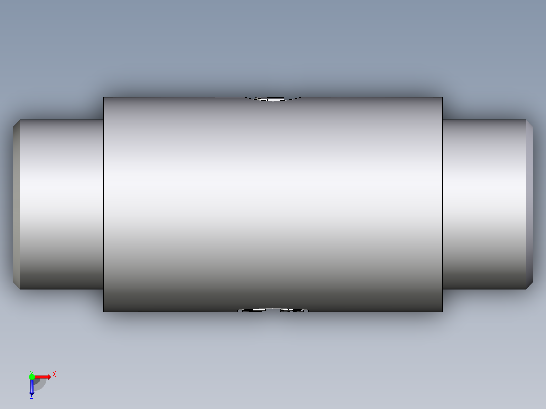 卡套式工业通用硬管接头EO_Weld_bulkhead_fitting_ESV20S71X俯视图