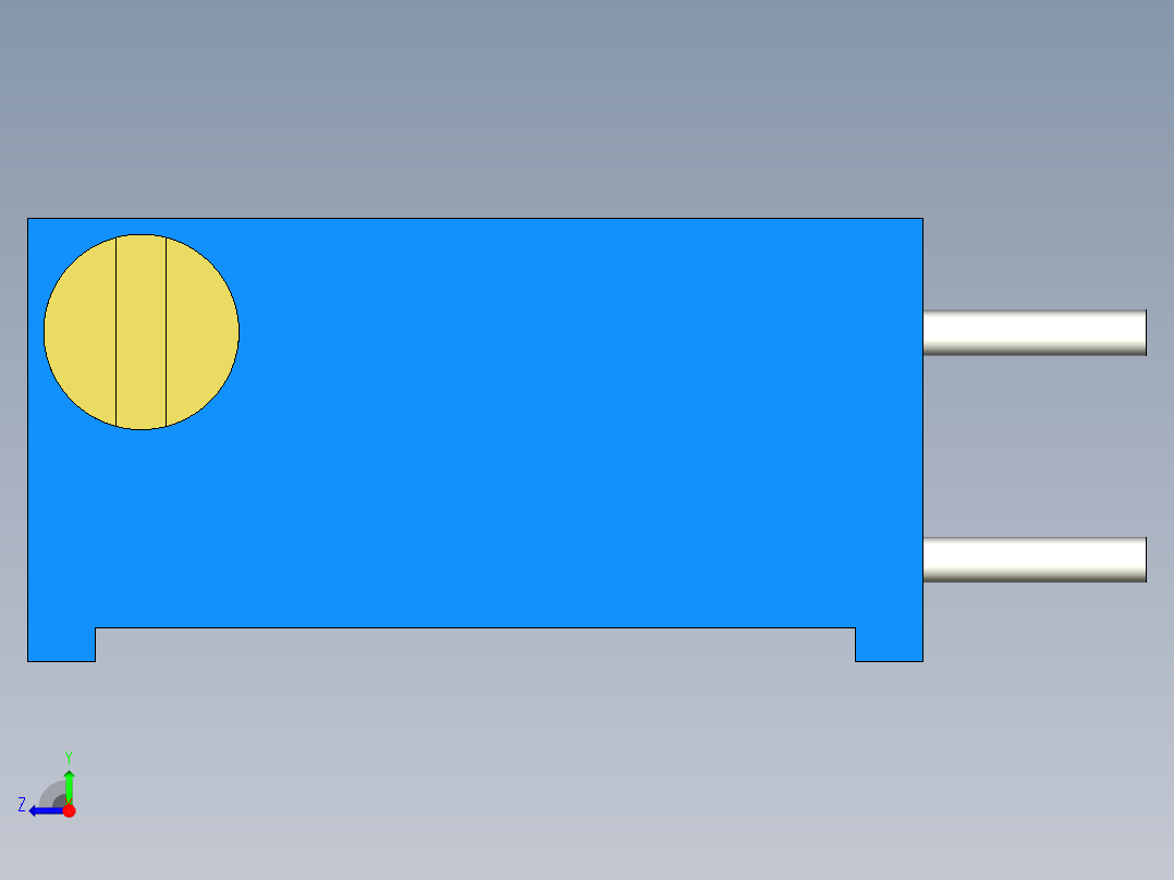 无源元件封装-3296Z右视图