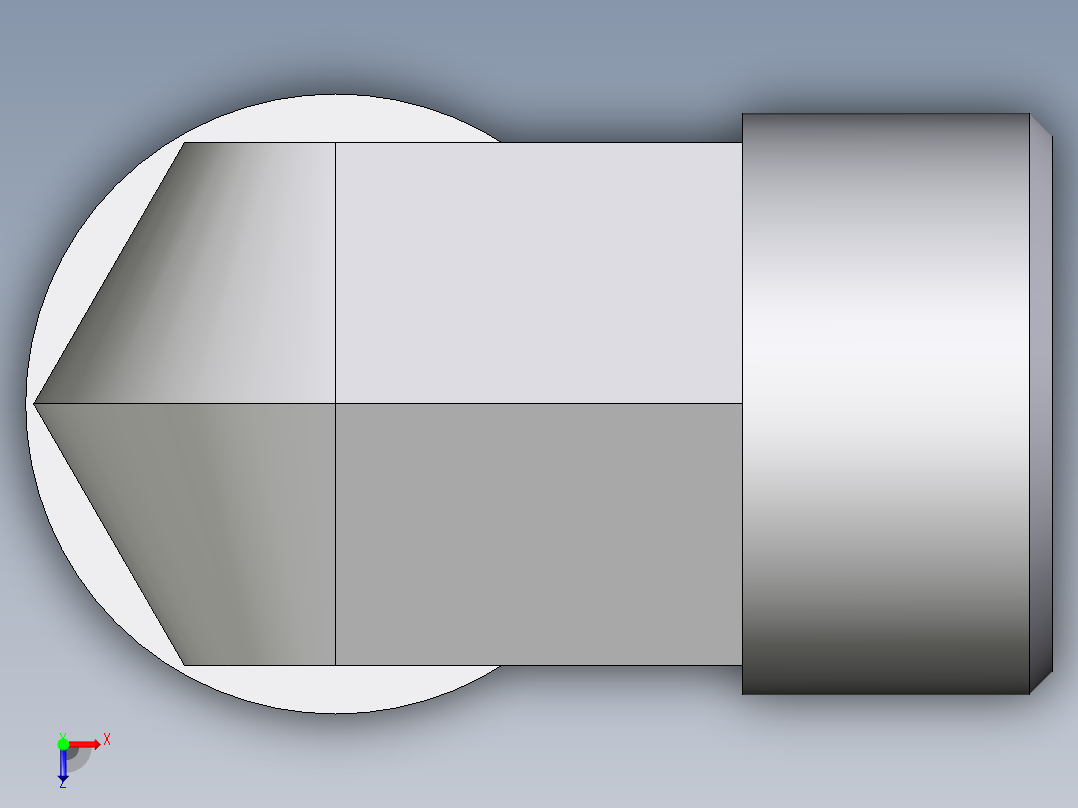 卡套式工业通用硬管接头EO_Male_stud_elbow_WE20SRCFX俯视图