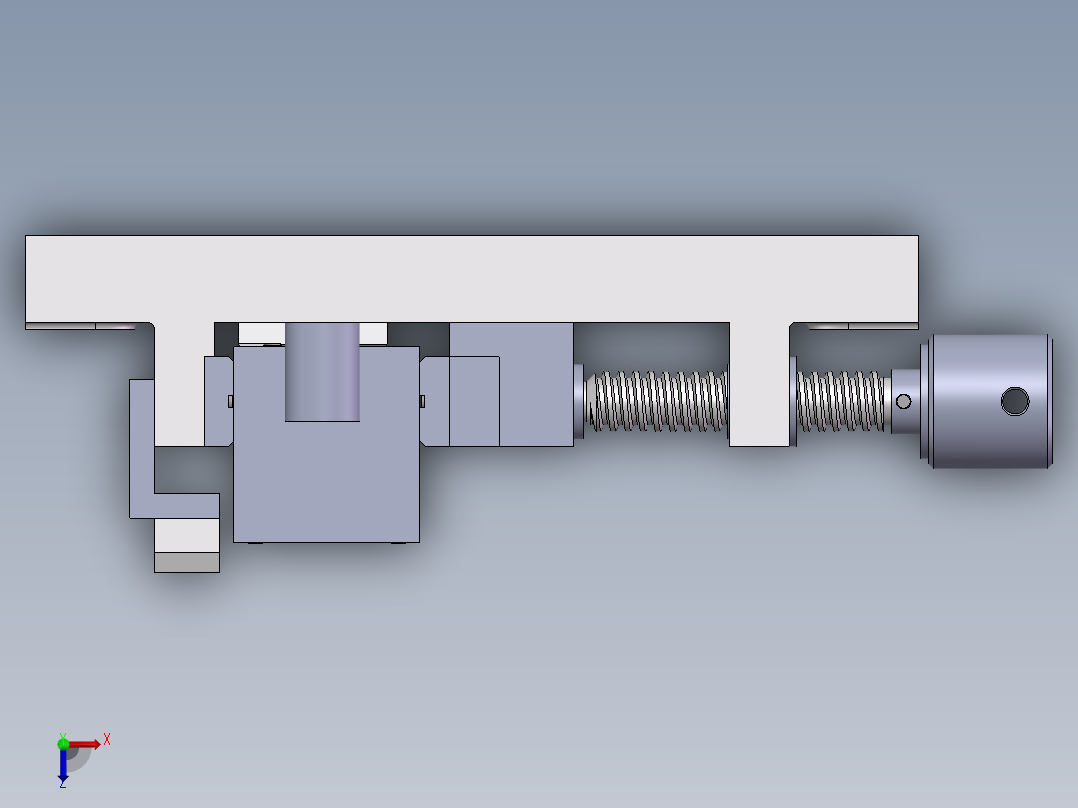 铣床夹具SW三维图1508971==30俯视图