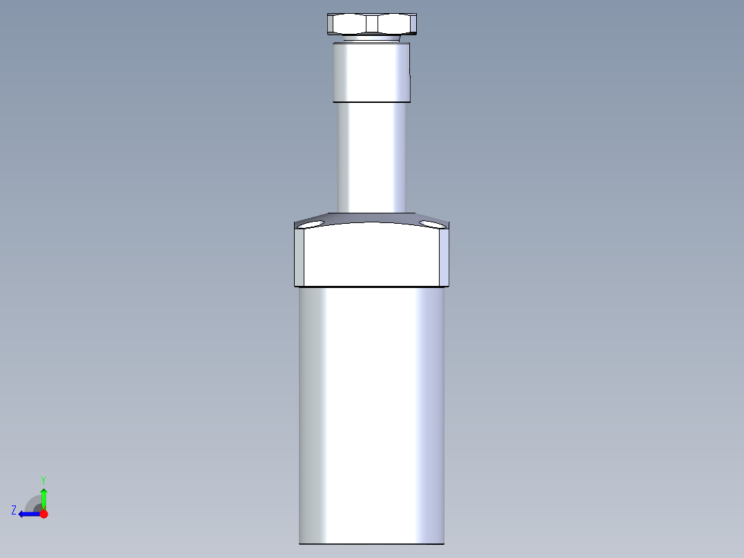 KOSMEKLHA0750-CL-Q40多系列多零件图纸模型右视图