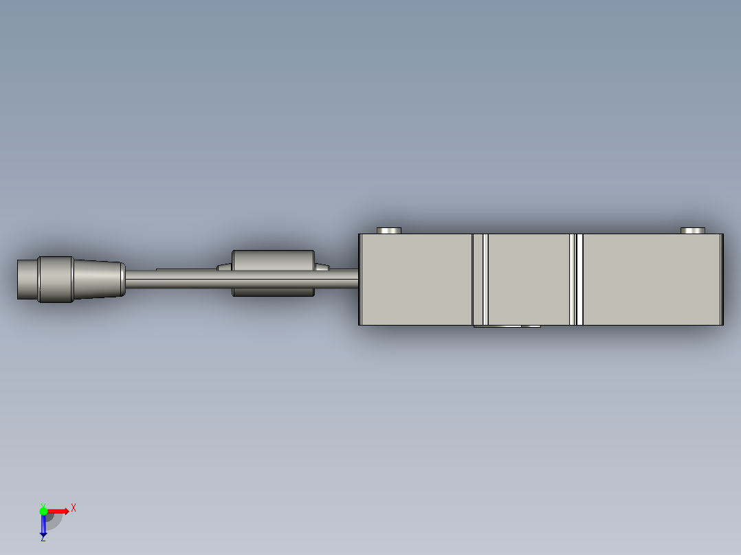 基恩士SJ-F300_kc图纸模型俯视图