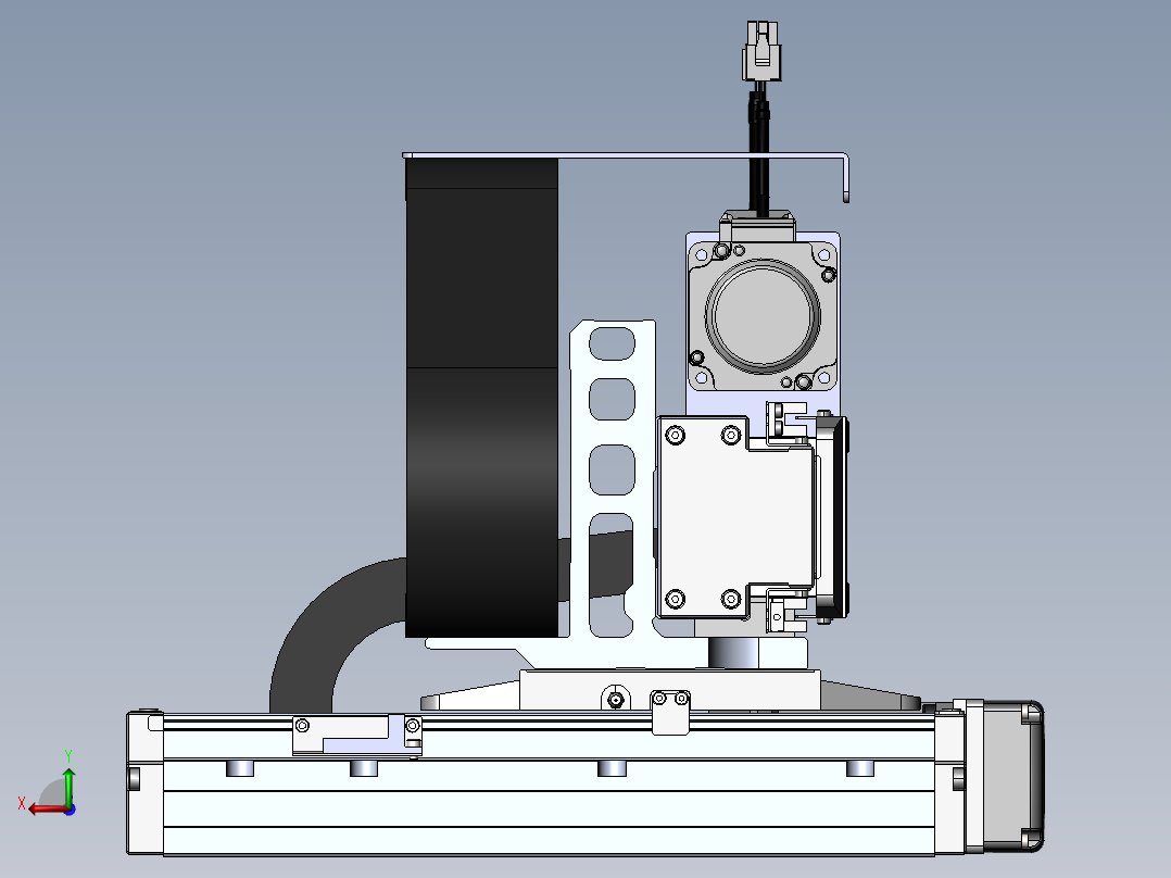 内嵌直交机械手XYG系列XYG430-A2后视图