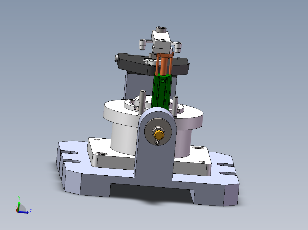 法兰盘钻孔夹具