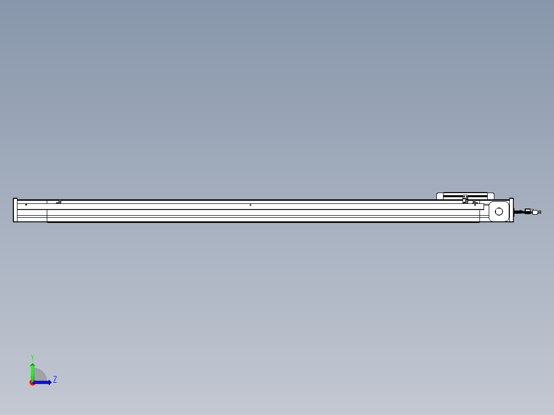 威洛博LB.GB同步带传动--欧规系列LB6A-L130-S1150-BL左视图