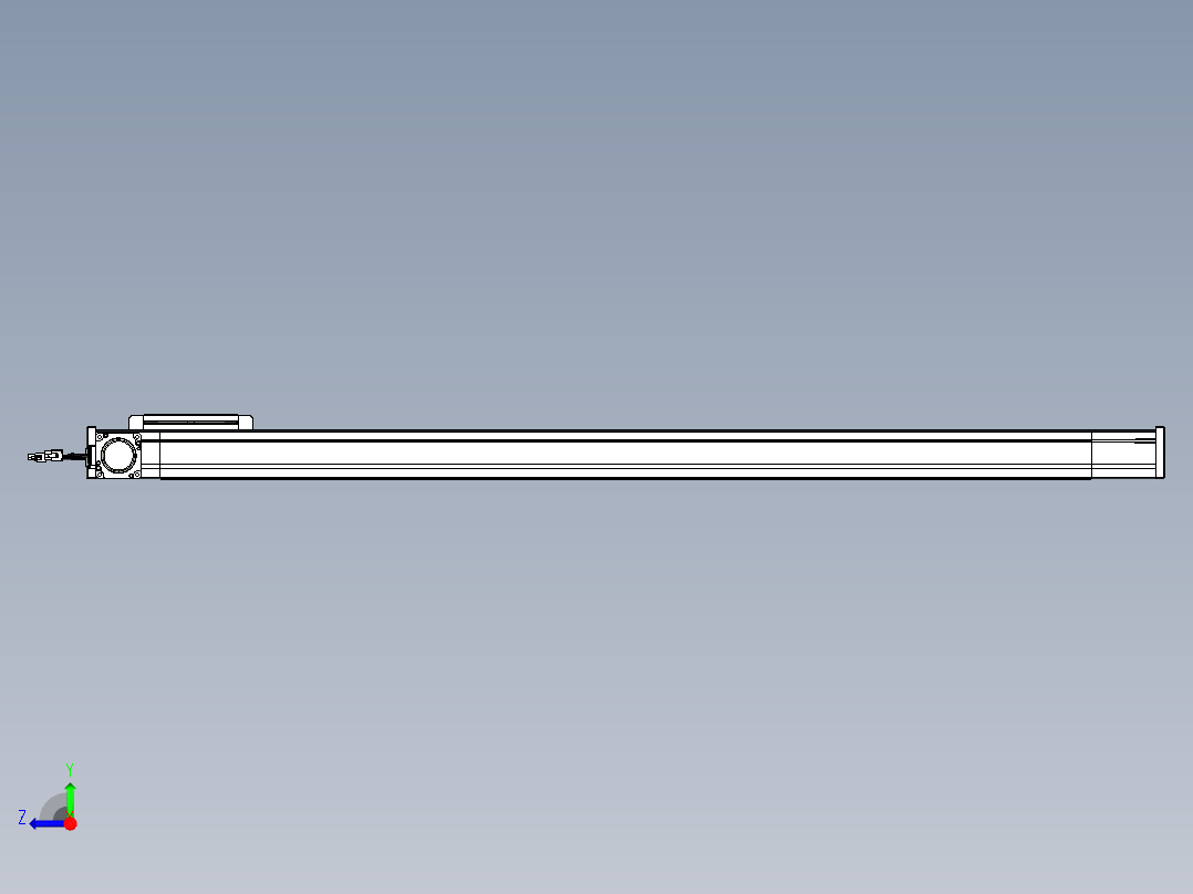 威洛博LB.GB同步带传动--欧规系列LB6A-L130-S1150-BL右视图