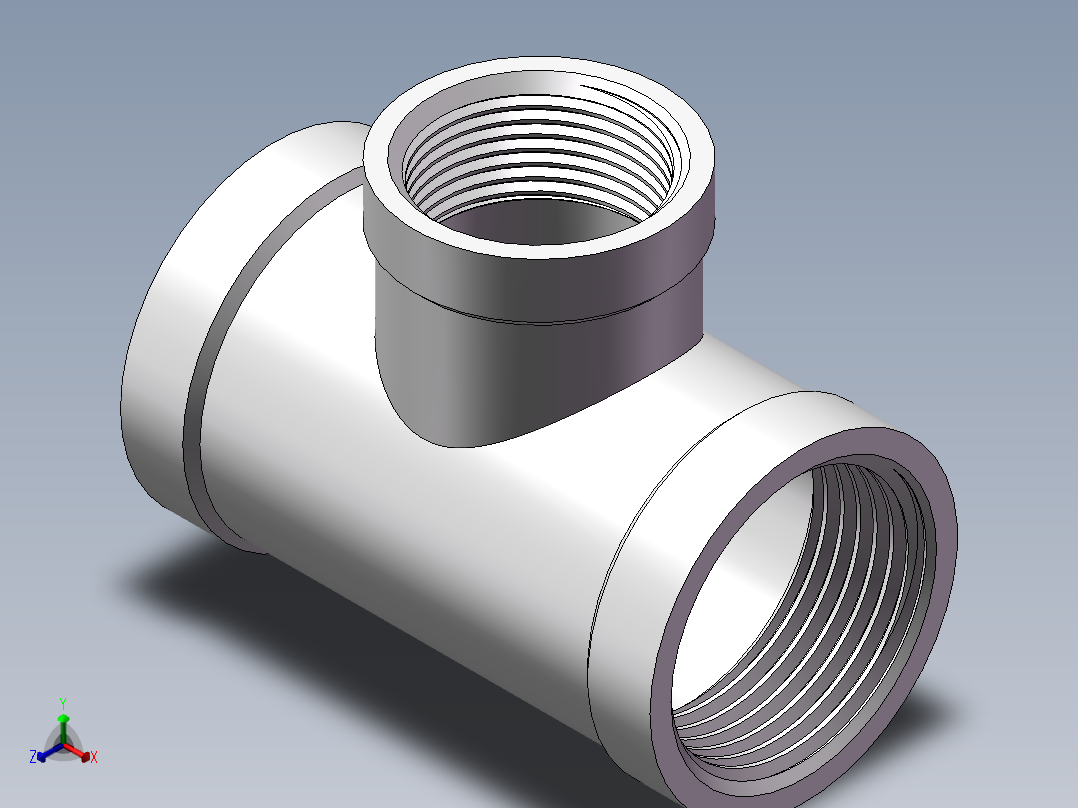 三通-异径 DN25-DN20
