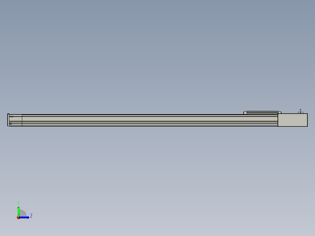 欧规系列-LB8-L75-S1500-BR-ZP75-C3左视图