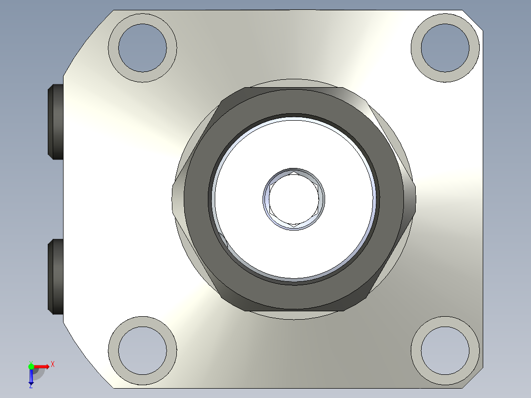 KOSMEKLHS1050-CR-Y30多系列多零件图纸模型俯视图