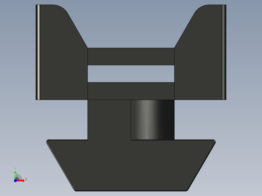 型材-BR 10 SLOT CABLE BRACKET KJN526564前视图