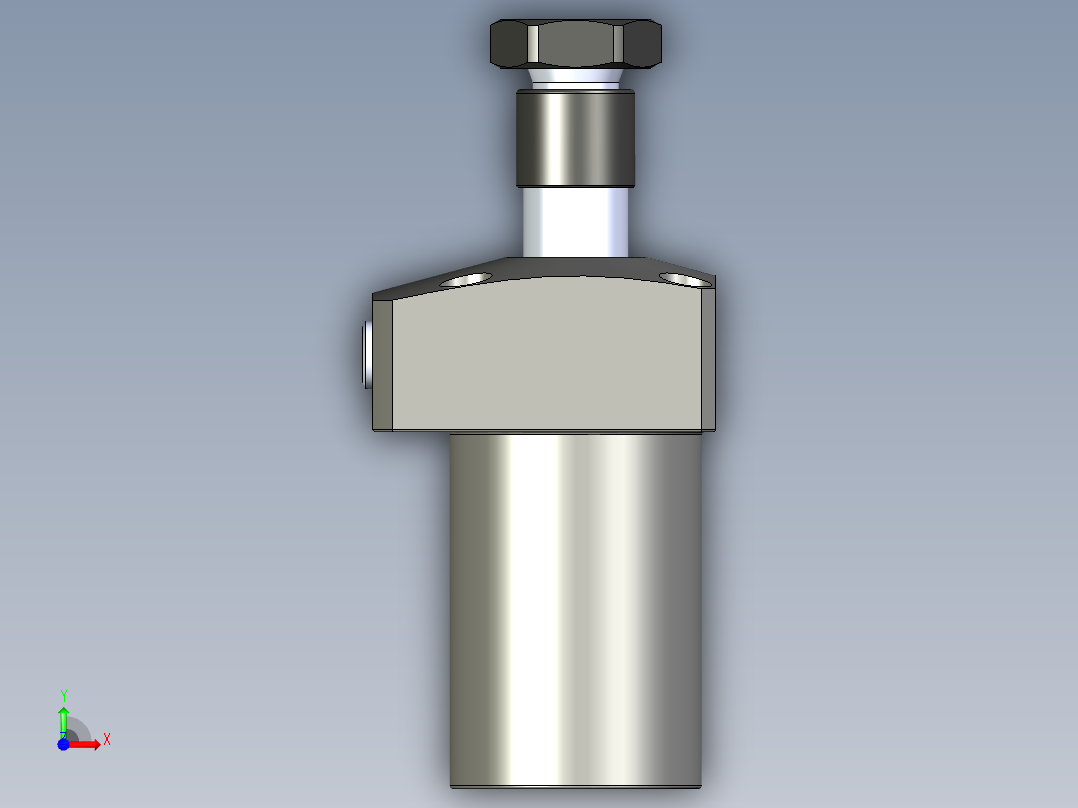 KOSMEKLHS0360-GL多系列多零件图纸模型前视图