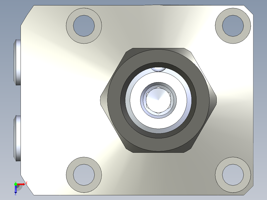 KOSMEKLHS0360-GL多系列多零件图纸模型俯视图