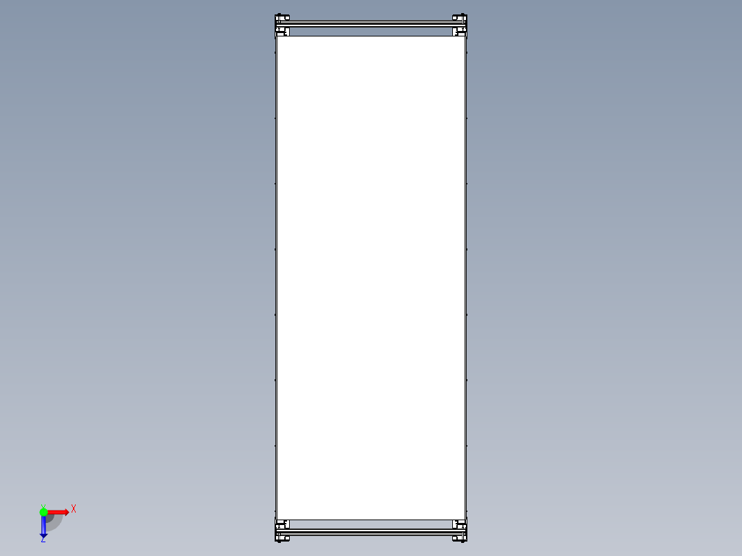 钢架单元2俯视图