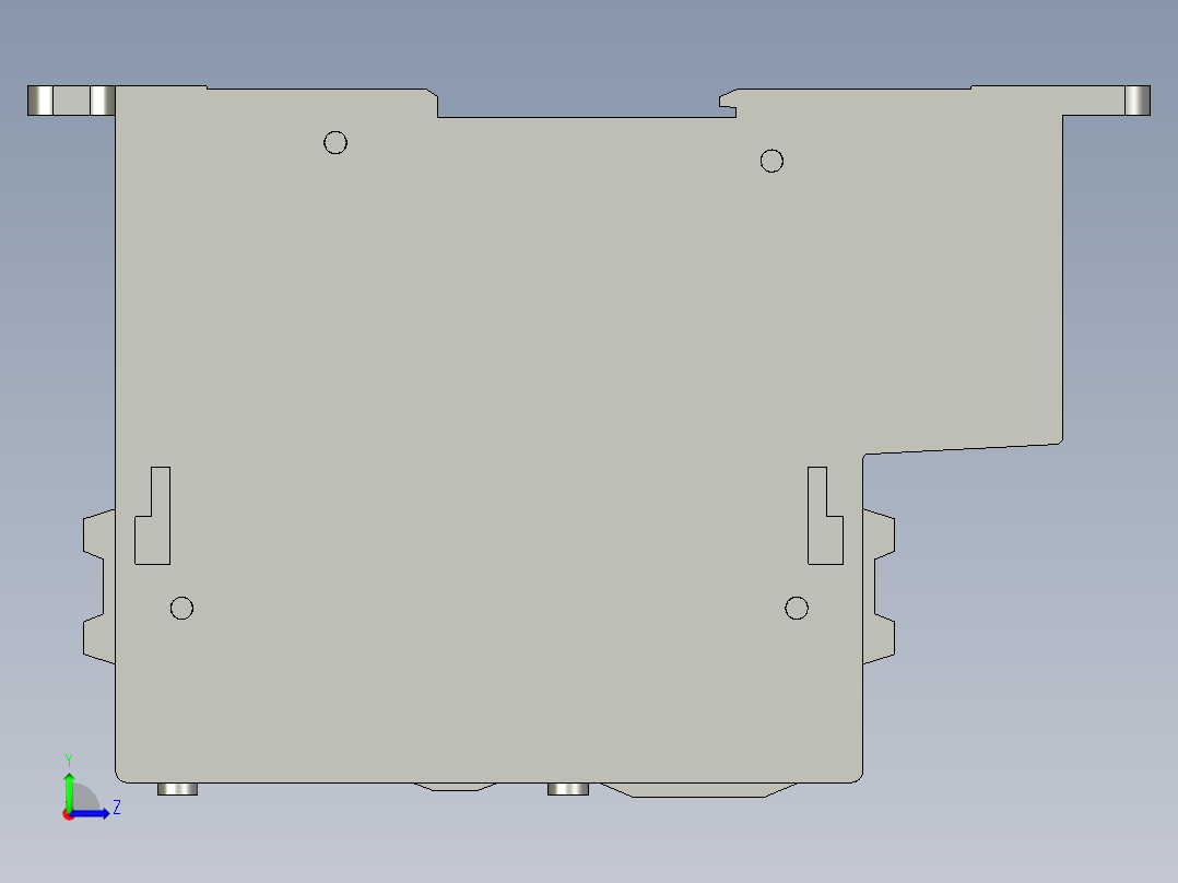 基恩士SL-R12EXG_kc图纸模型左视图