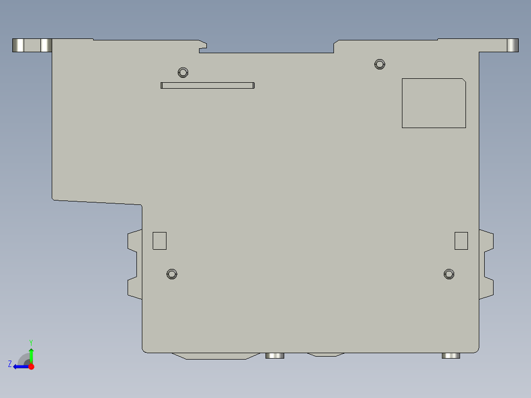 基恩士SL-R12EXG_kc图纸模型右视图