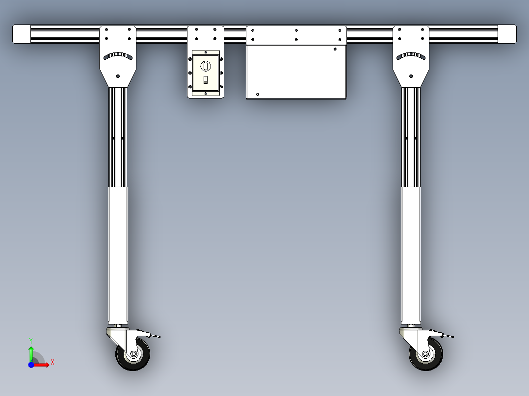 皮带输送机 (46)前视图